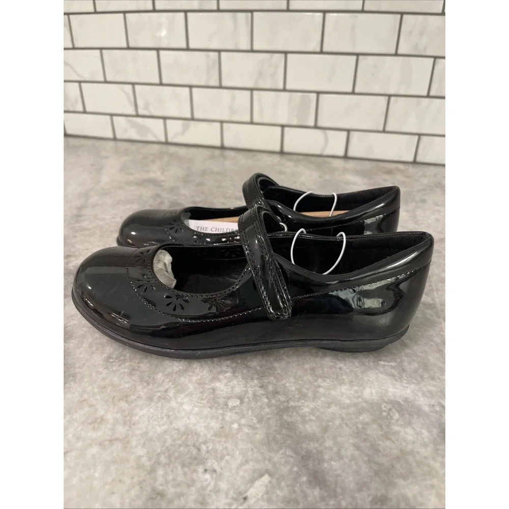 Childrens Place Shoes Girls Size 1 Black Patent Leather Mary Janes New with Tags